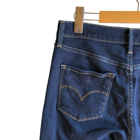 Levi’s 311 Shaping Skinny Jeans Dark Blue Size 27 Mid Rise - Picture 10 of 13